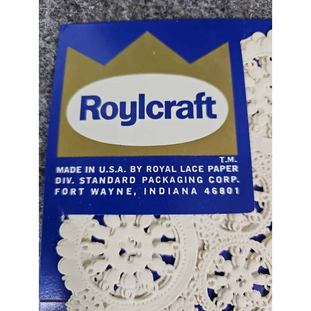Vtg Lace Paper Doilies & Placemats, Open Packs, White, Read Description